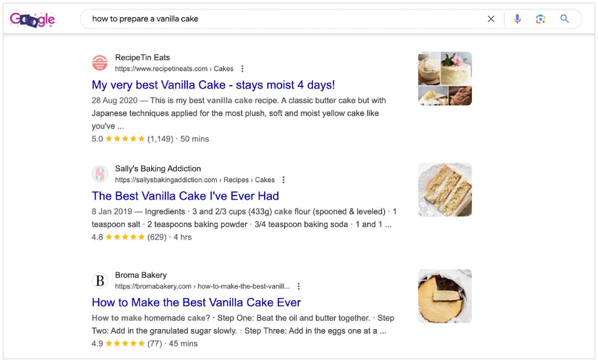 Comment faire un gâteau à la vanille