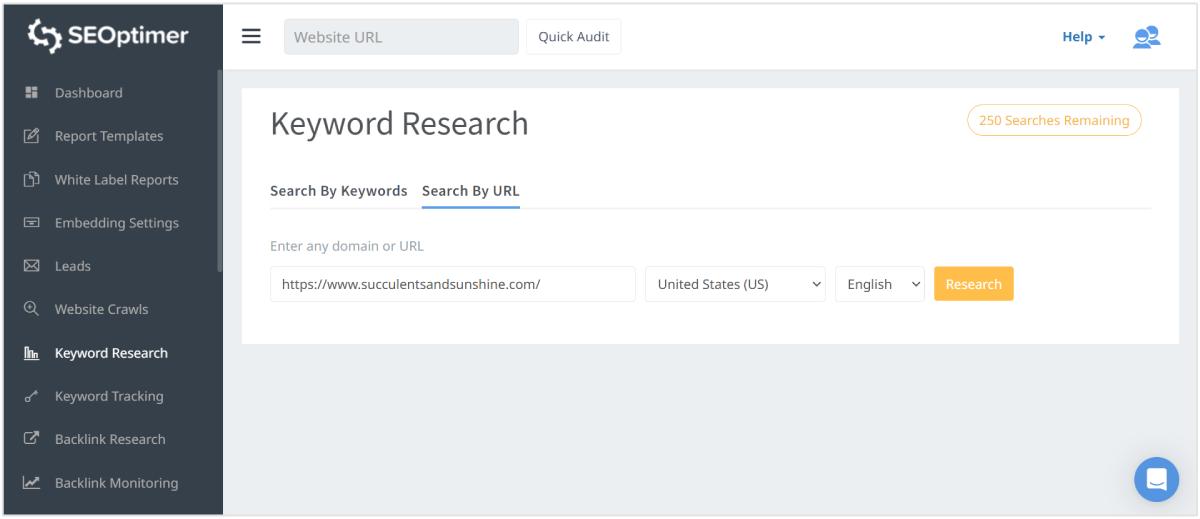 Buscar por URL para [palabras clave]