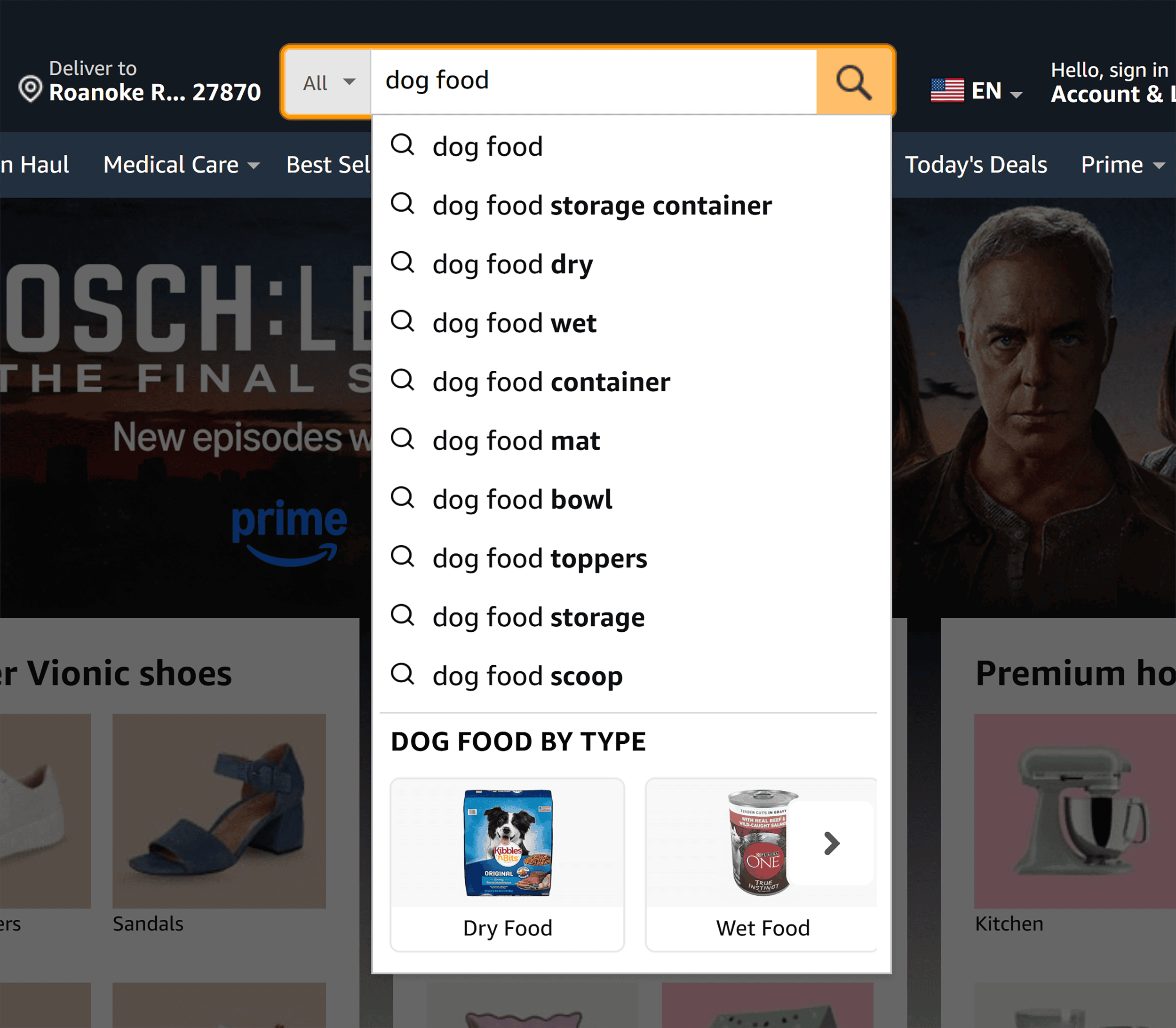 Amazon Search – Dog Food Amazon Search – Dog Food