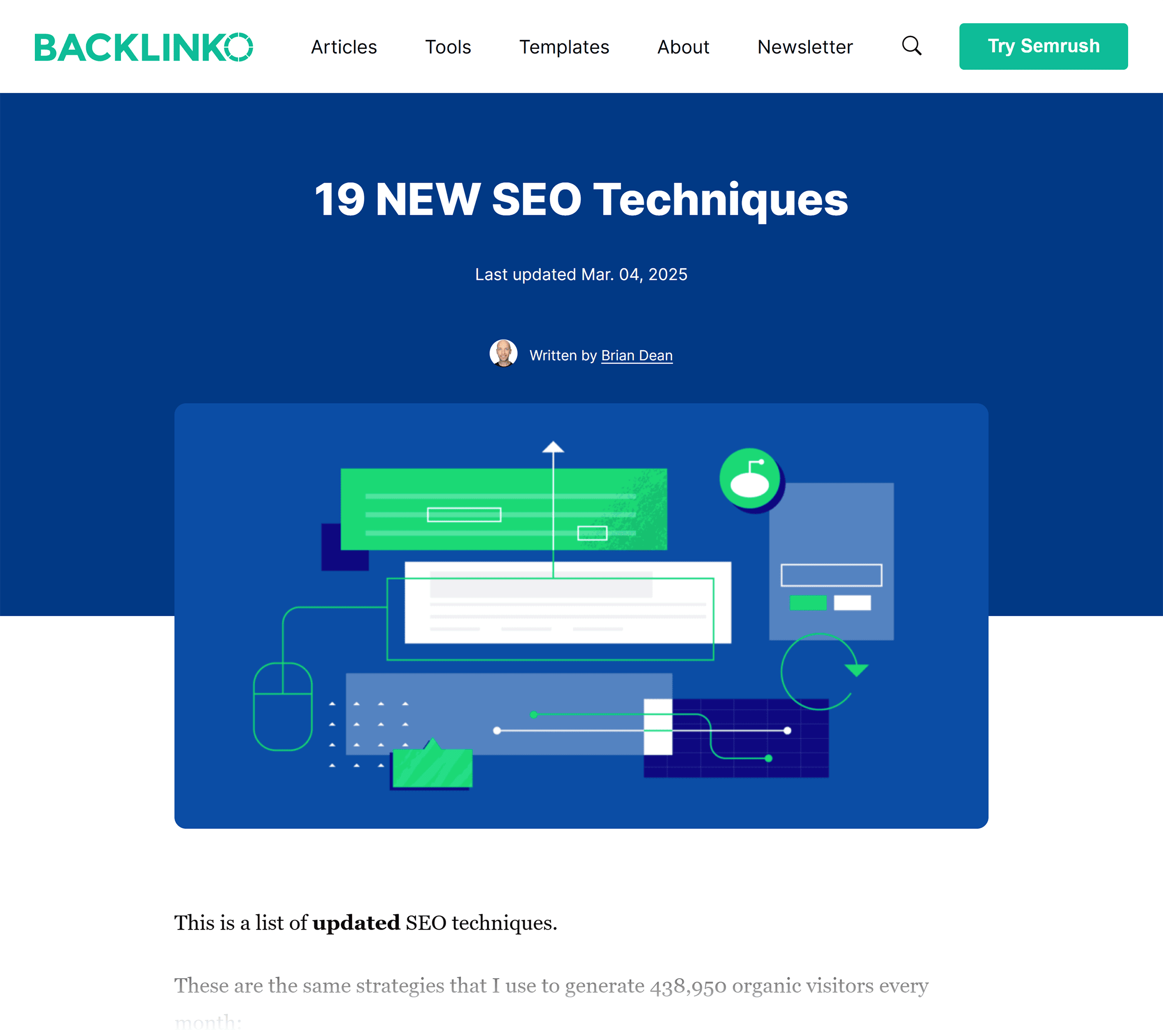 Backlinko – 19 SEO Techniques Backlinko – 19 SEO Techniques