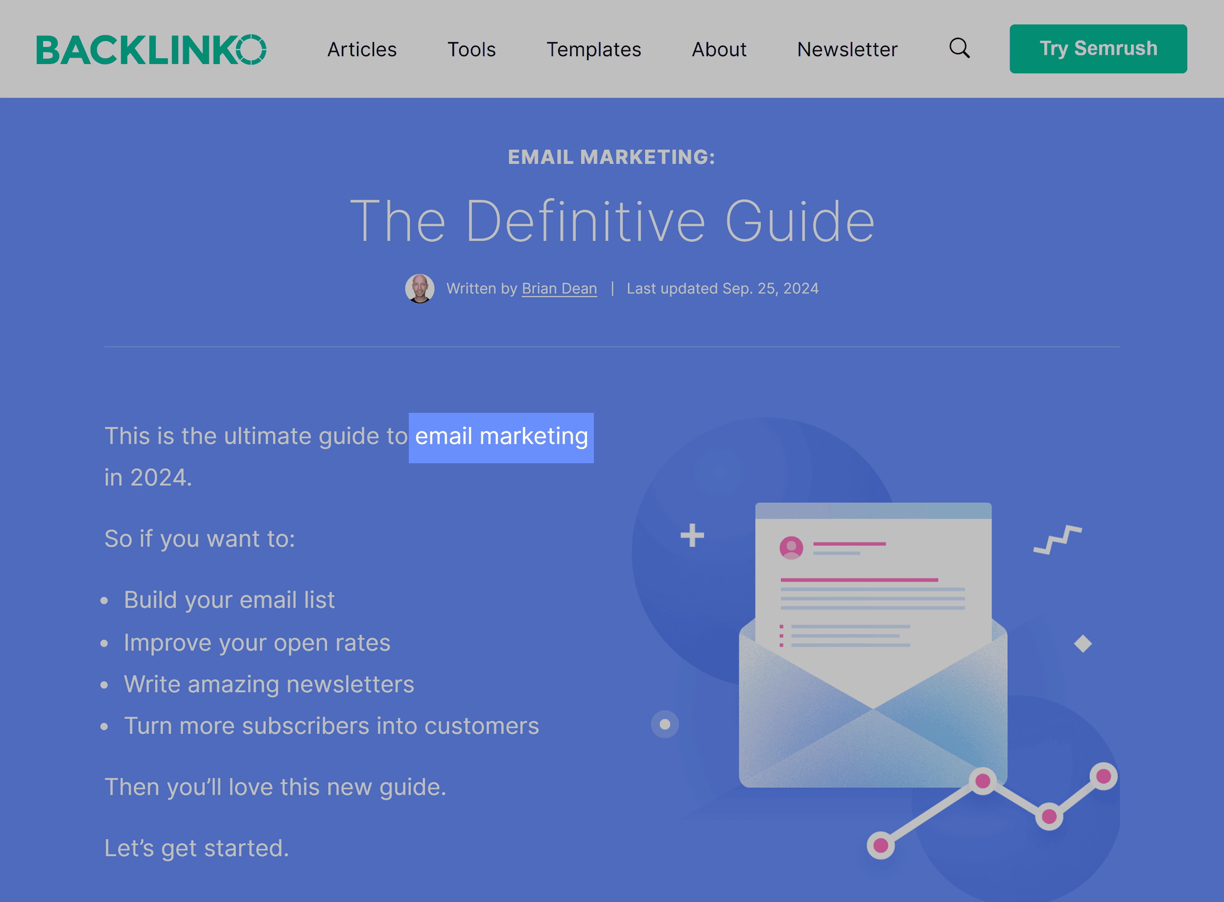 Backlinko – Email Marketing Guide – Highlighted Backlinko – Email Marketing Guide – Highlighted