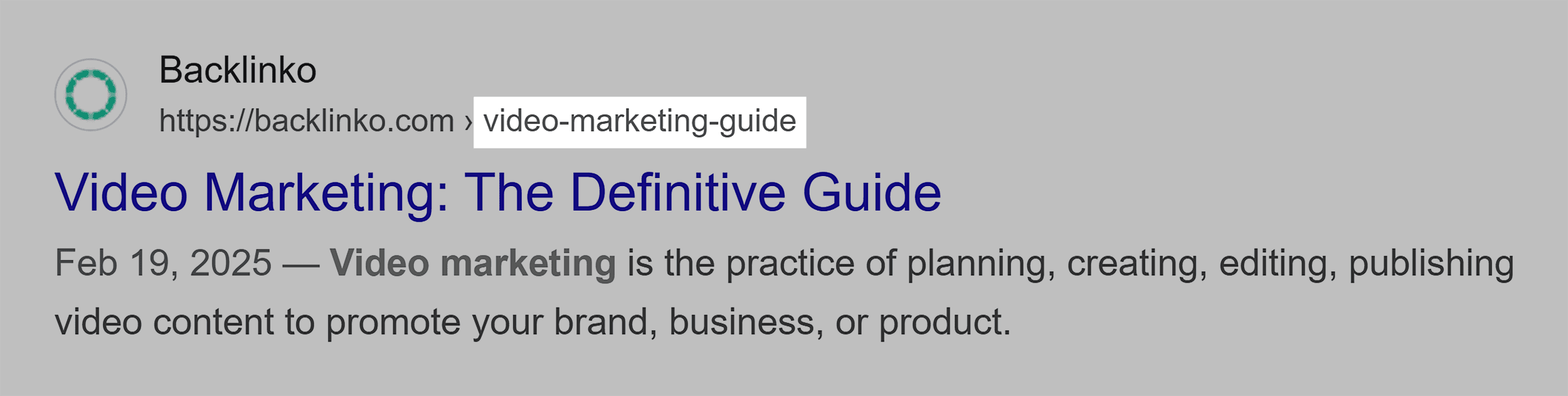 Backlinko – Extra word in URL link – Video Marketing Guide Backlinko – Extra word in URL link – Video Marketing Guide