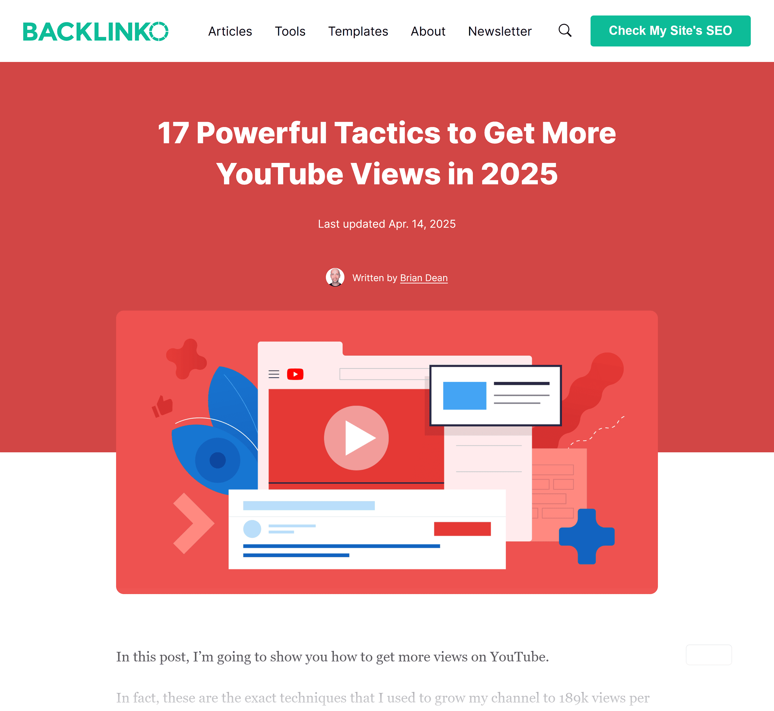 Backlinko – Get YouTube Views