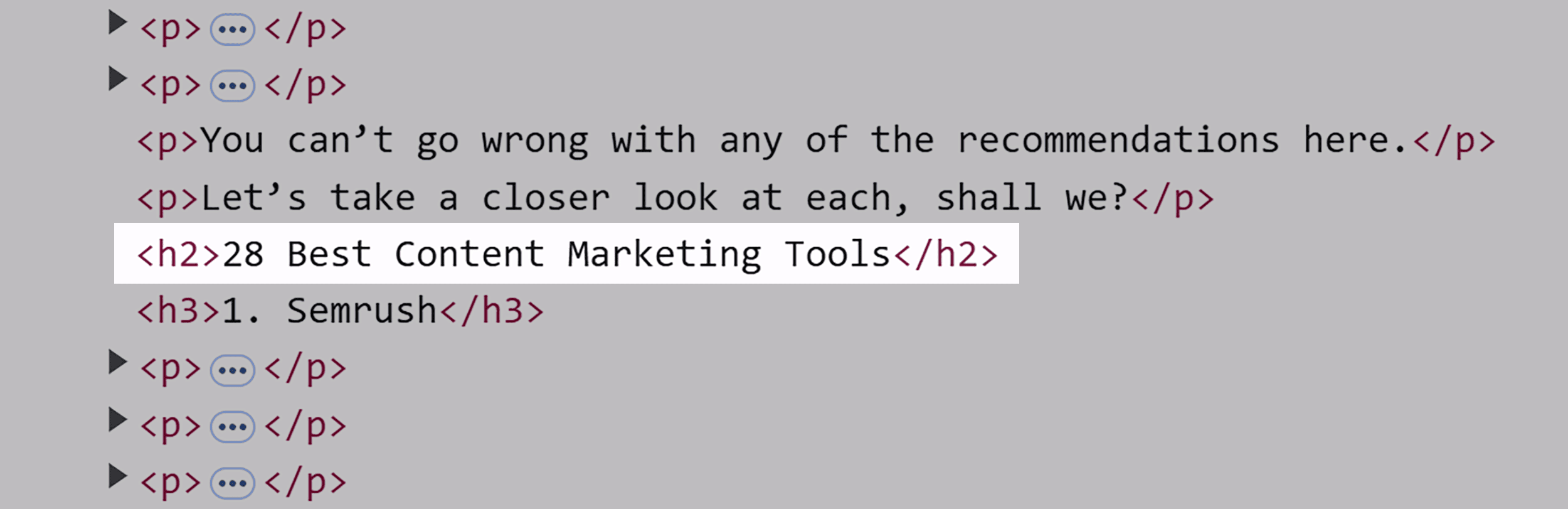 Backlinko – Keyword in H2 tag Backlinko – Keyword in H2 tag