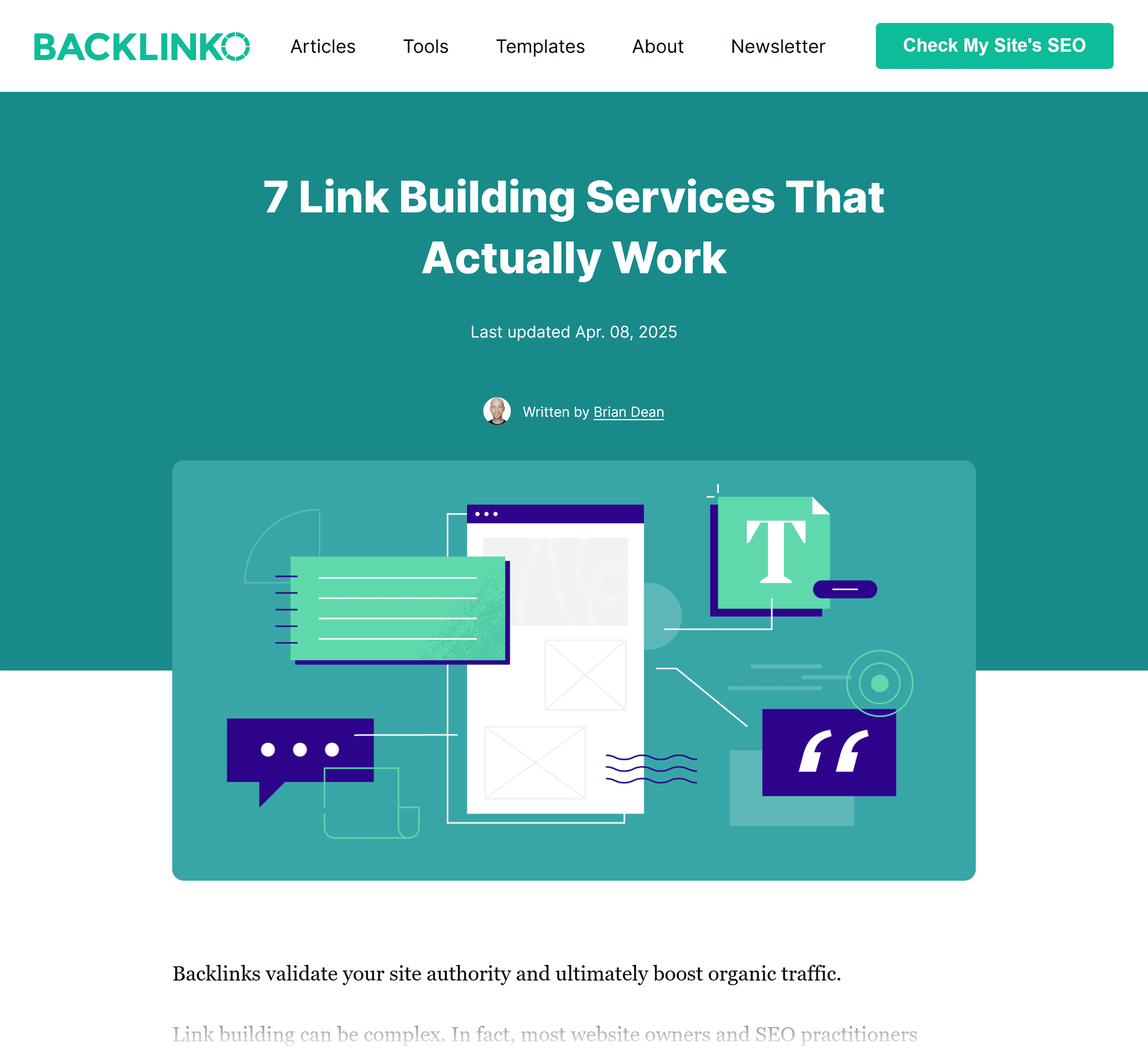 Backlinko – Link Building Services