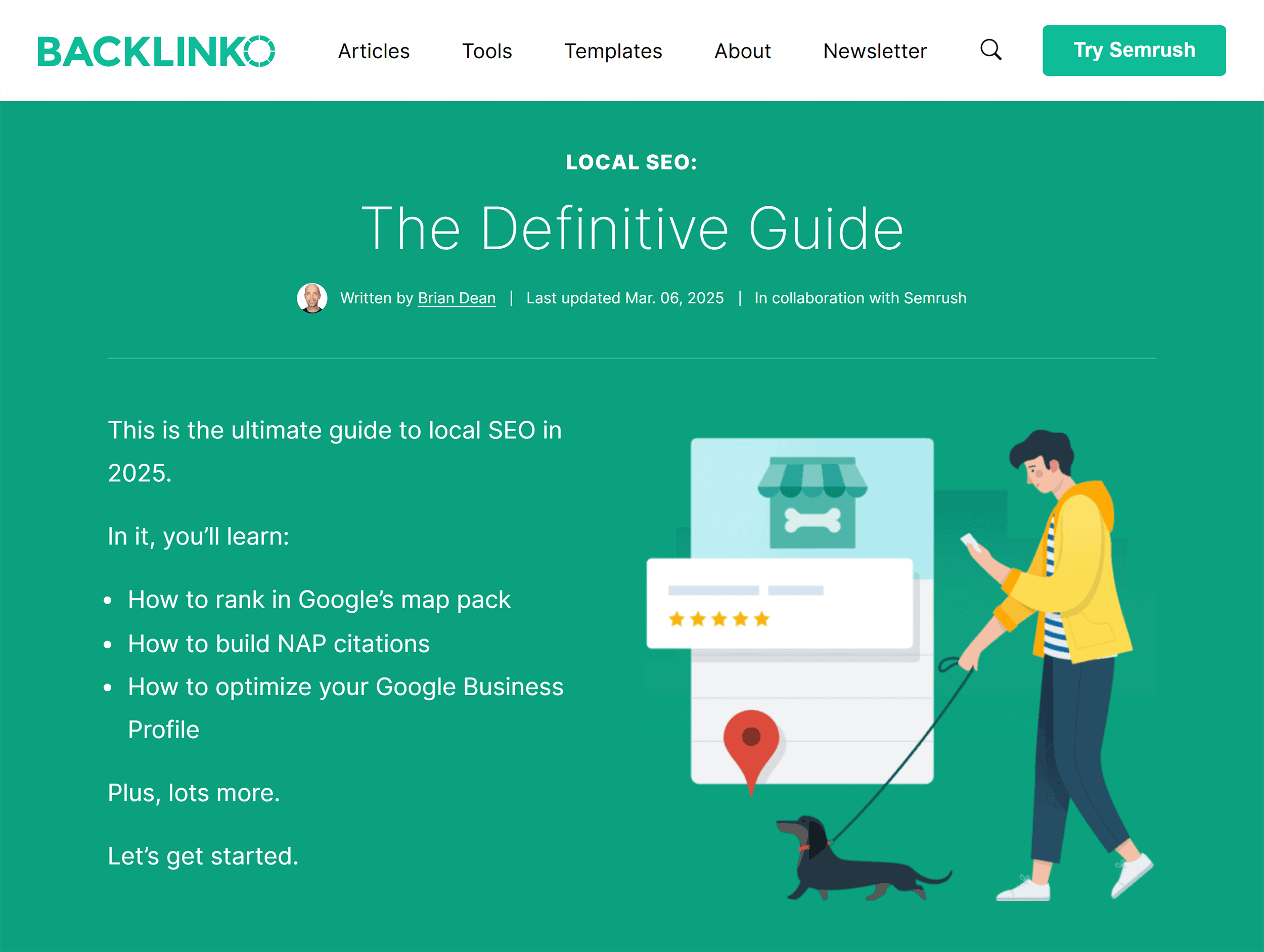 Backlinko – Local SEO Definitive Guide Backlinko – Local SEO Definitive Guide