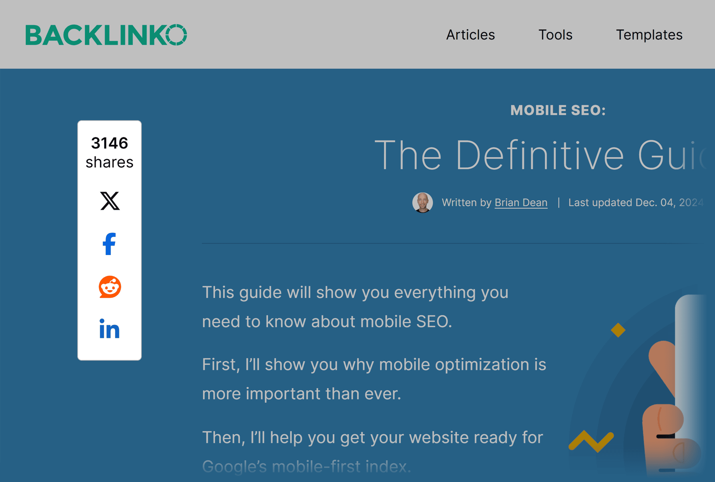 Backlinko – Mobile SEO Shares Backlinko – Mobile SEO Shares