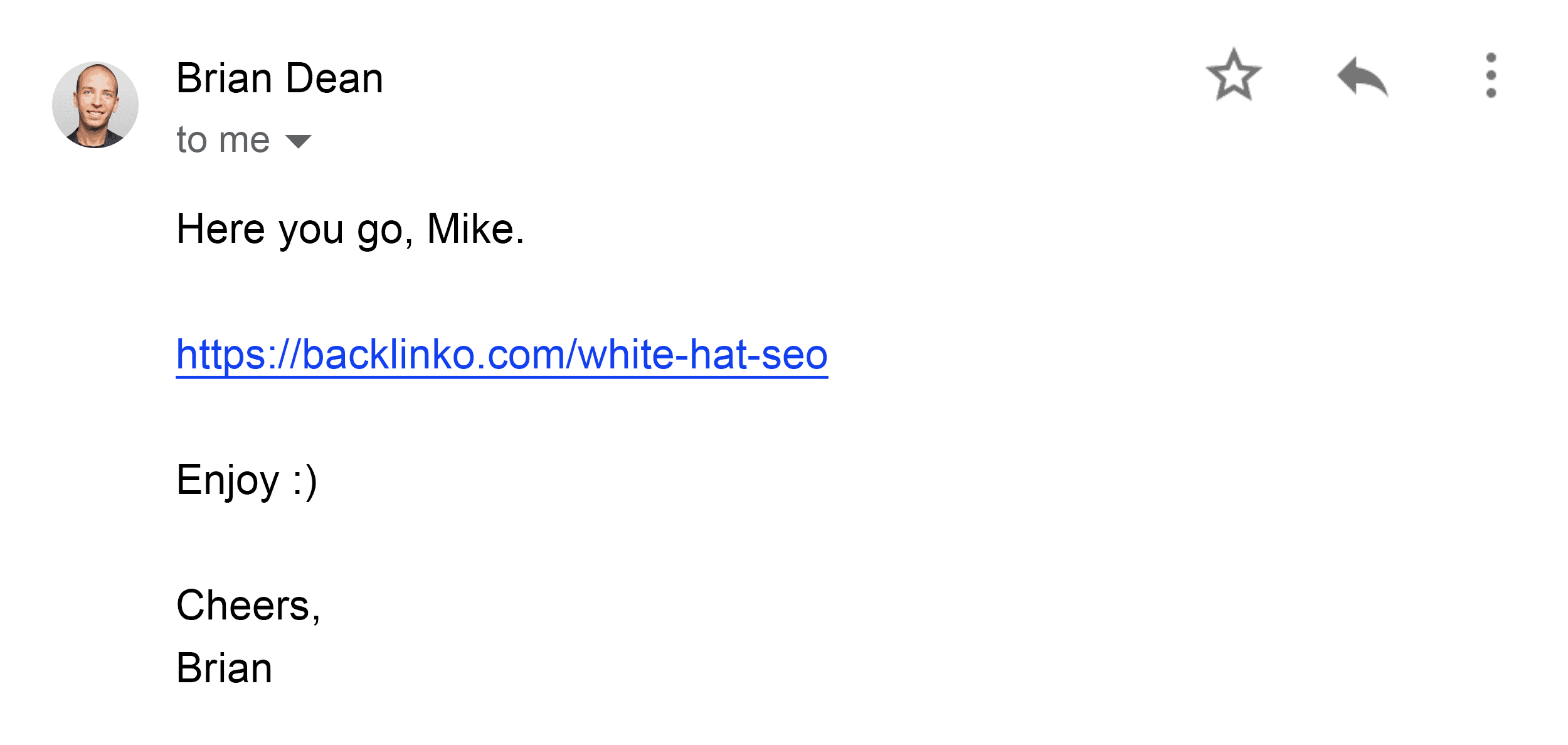 Brian – Follow up email – Skyscraper Technique Brian – Follow up email – Skyscraper Technique