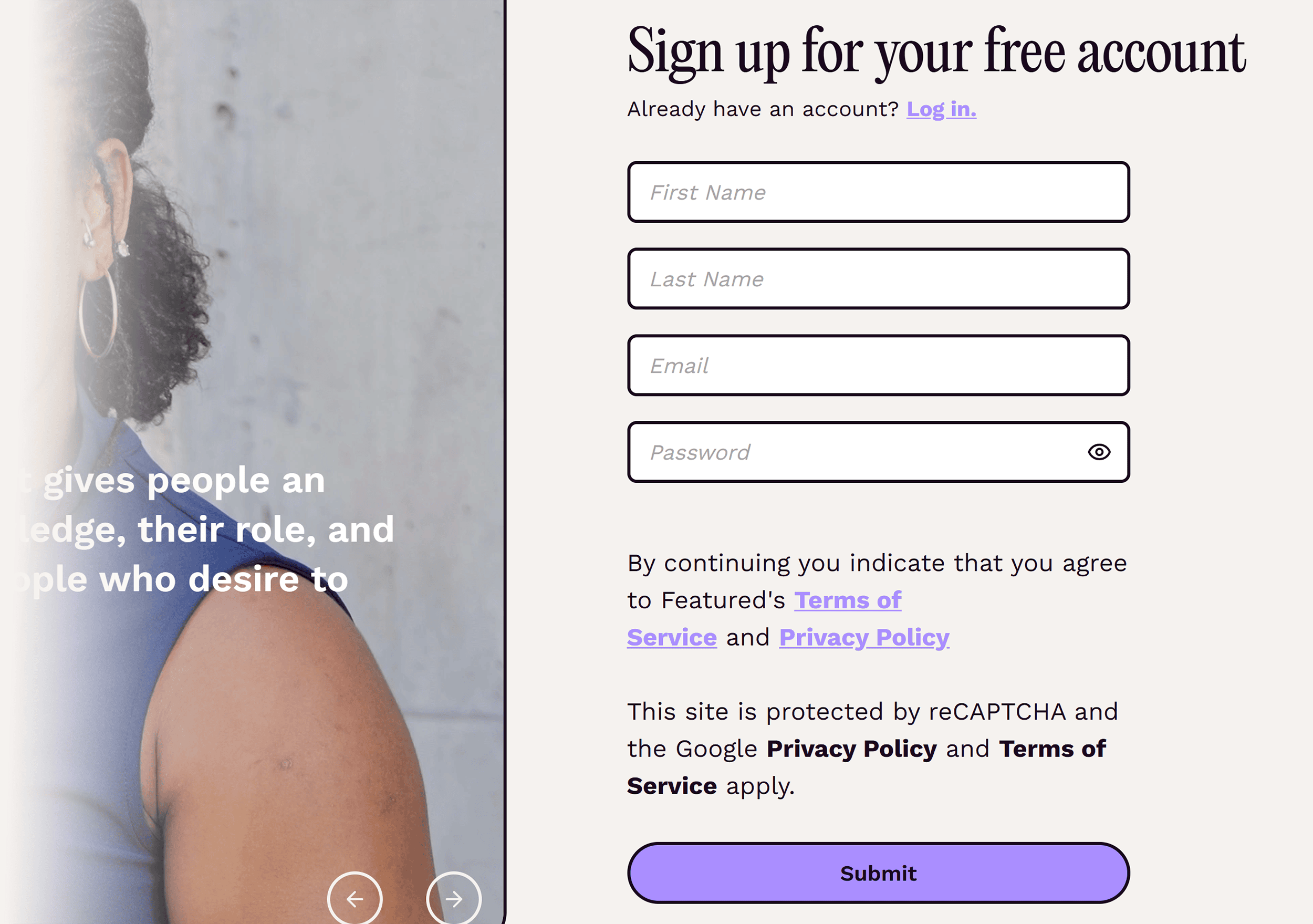 Featured – Sign up