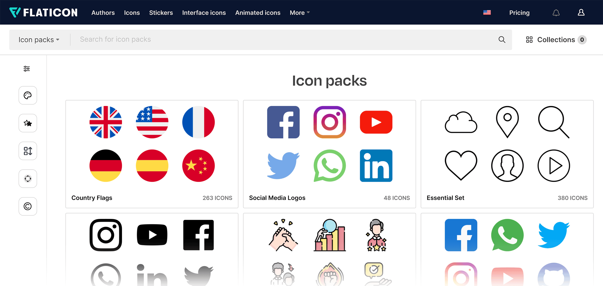 Flaticon – Icon Packs