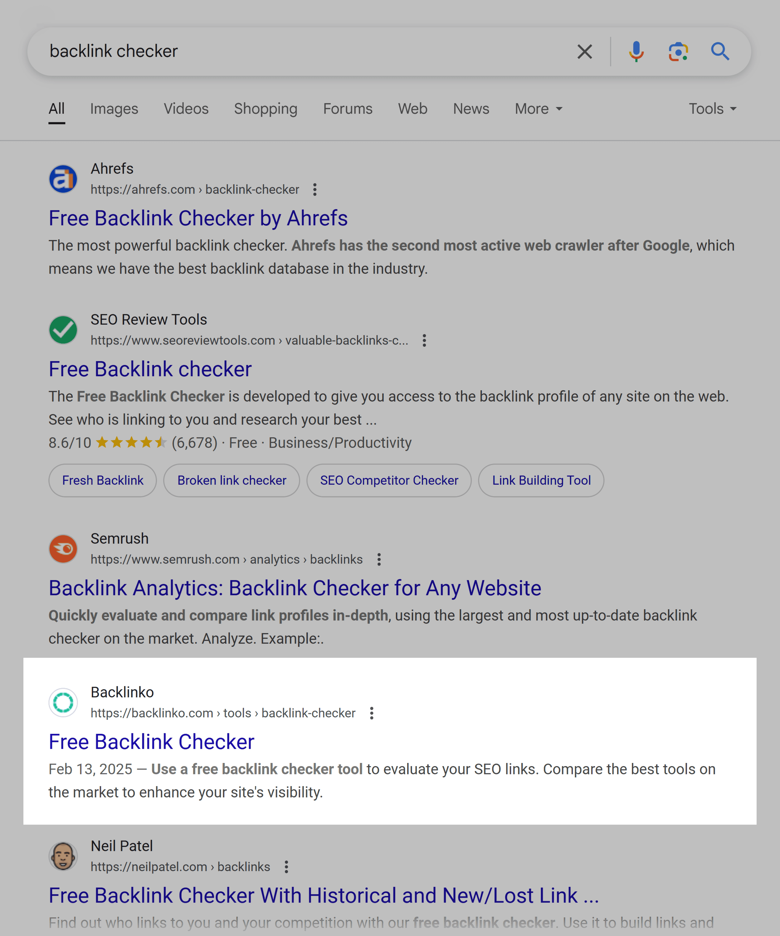 Google SERP – Backlink Checker Google SERP – Backlink Checker