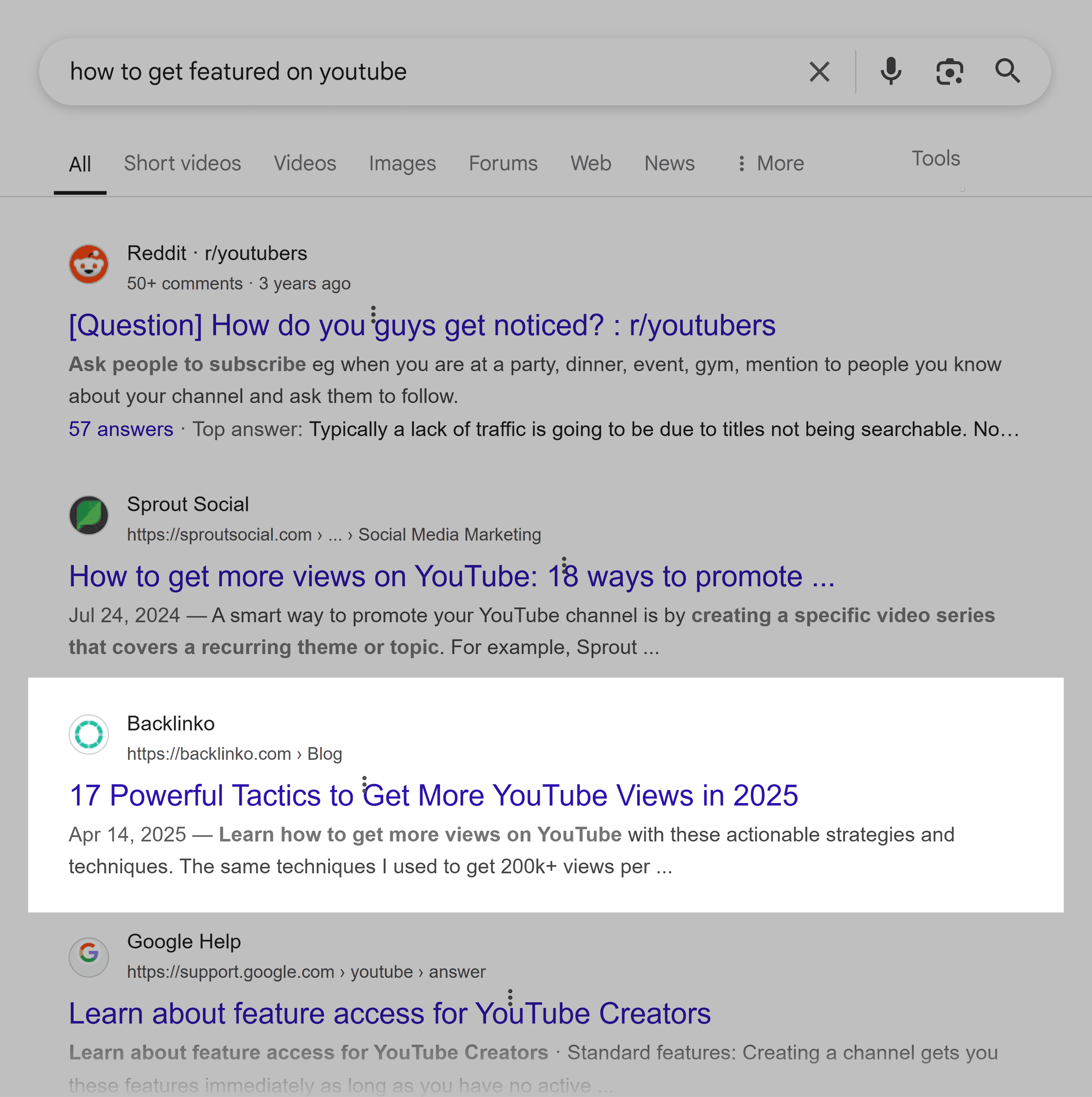 Google SERP – How to Get Featured on Youtube