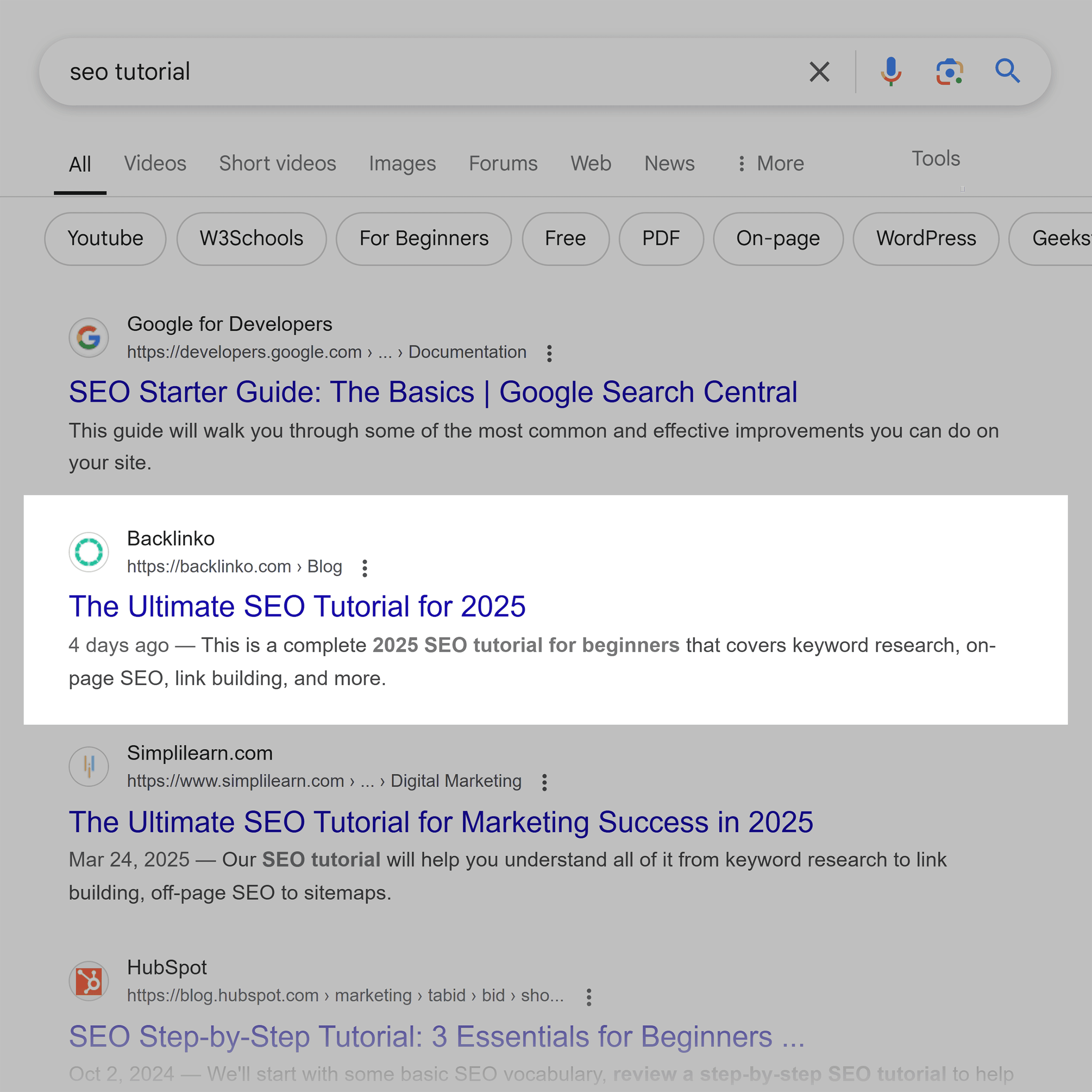 Google SERP – SEO Tutorial Google SERP – SEO Tutorial