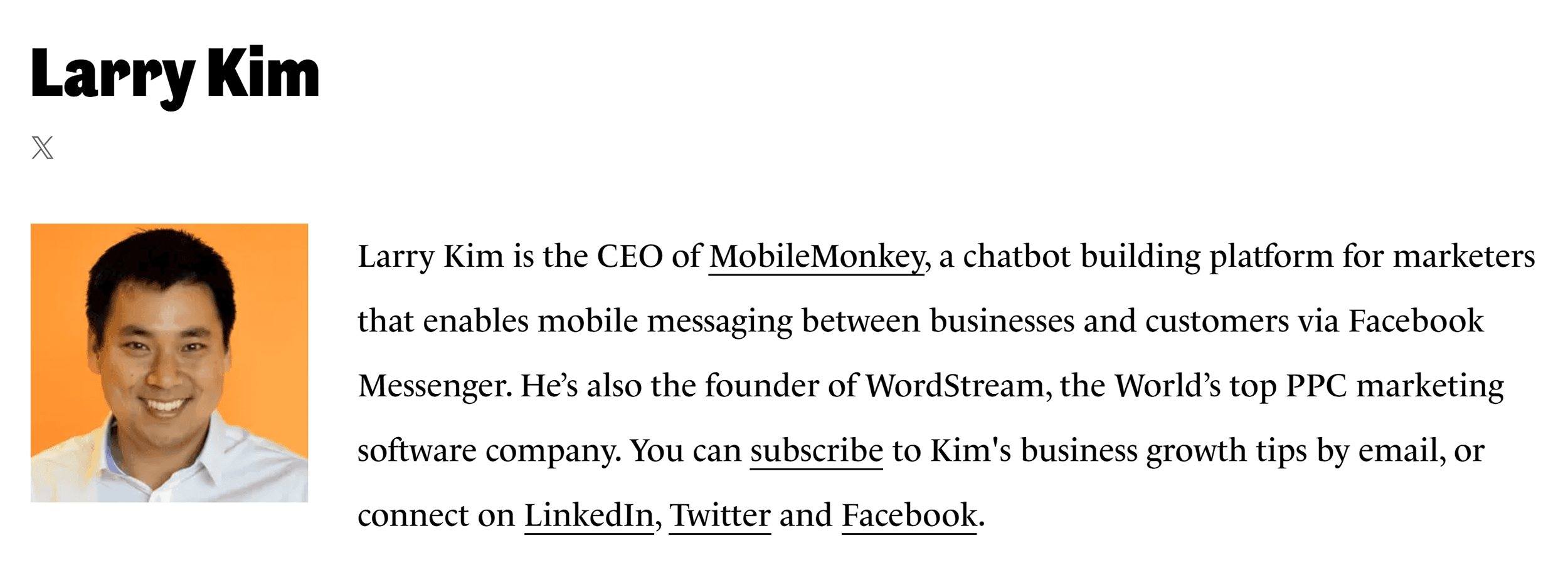 Inc Larry Kim