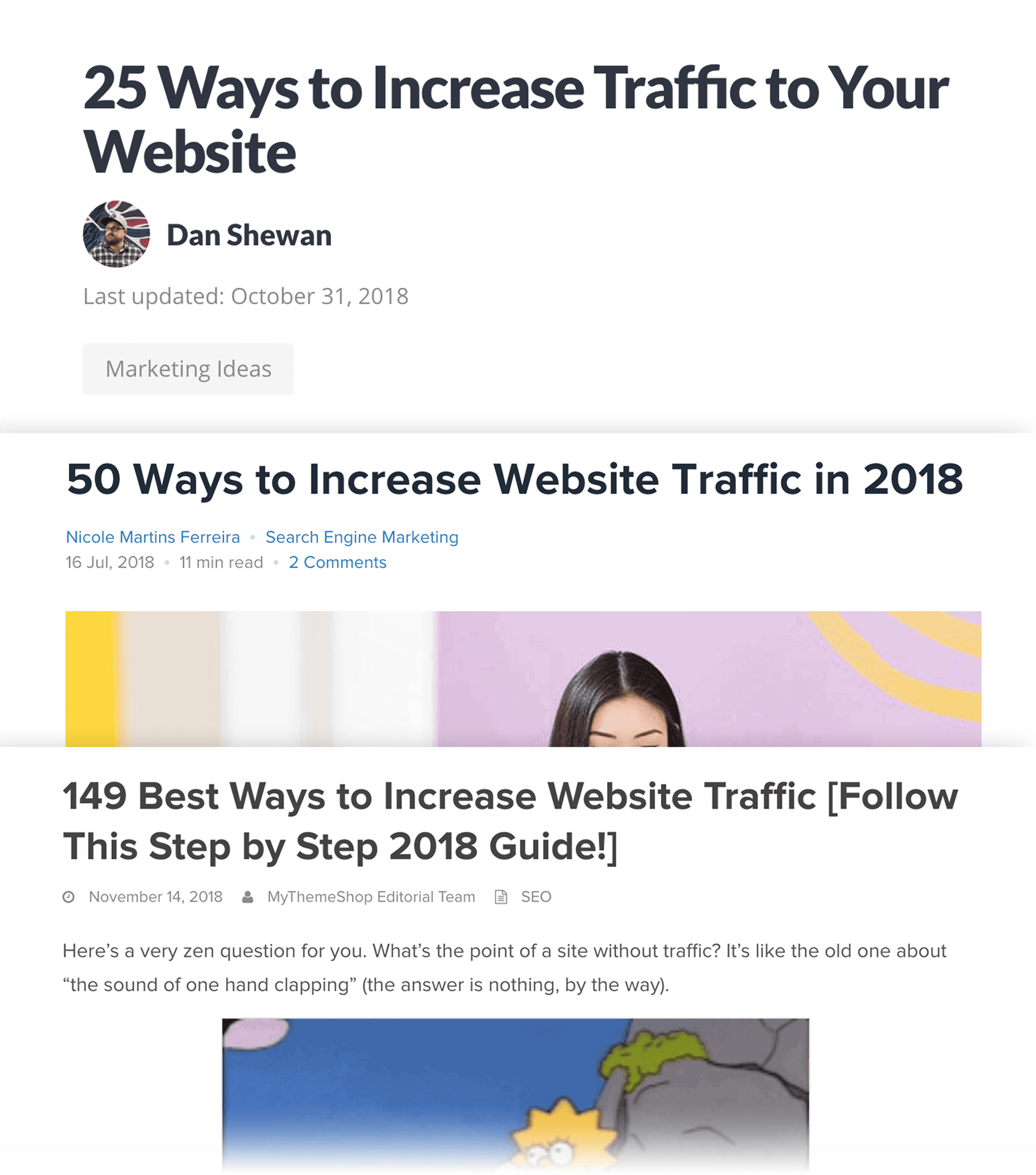 Increase Website Traffic – Existing Content Increase Website Traffic – Existing Content