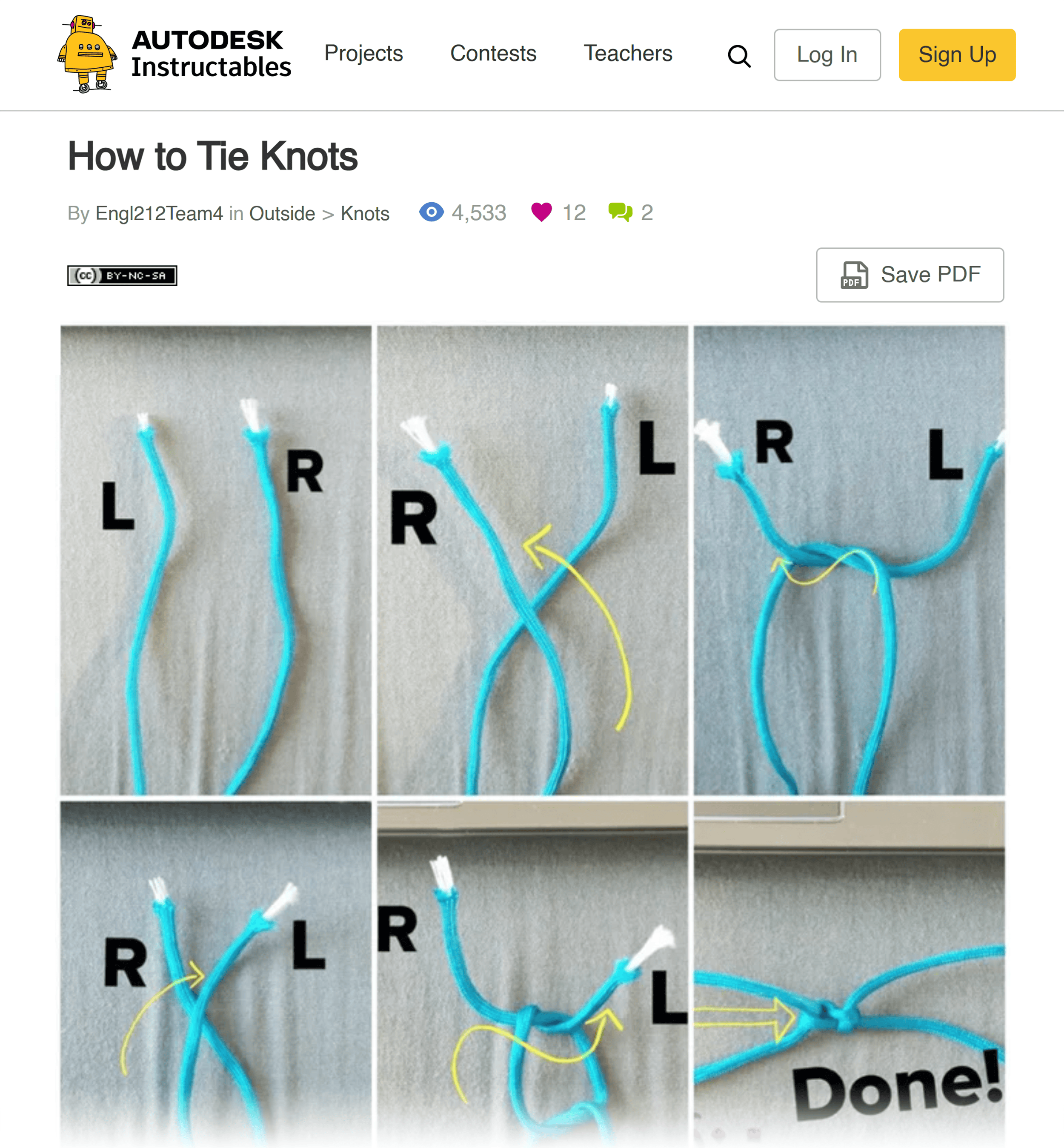 Instructables – Avoid massive images above the fold Instructables – Avoid massive images above the fold