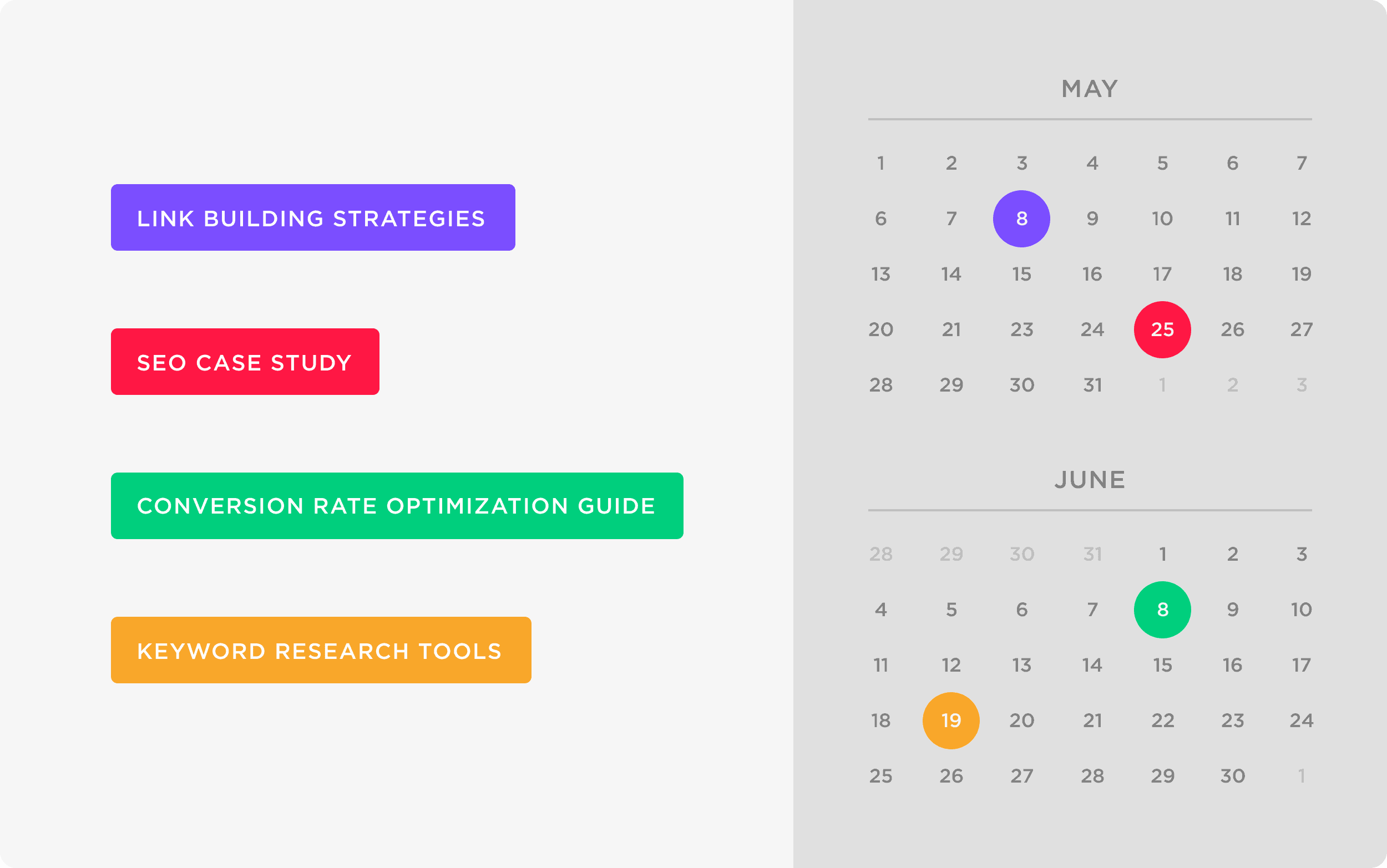 Map Your Topics Out in a Content Calendar Map Your Topics Out in a Content Calendar