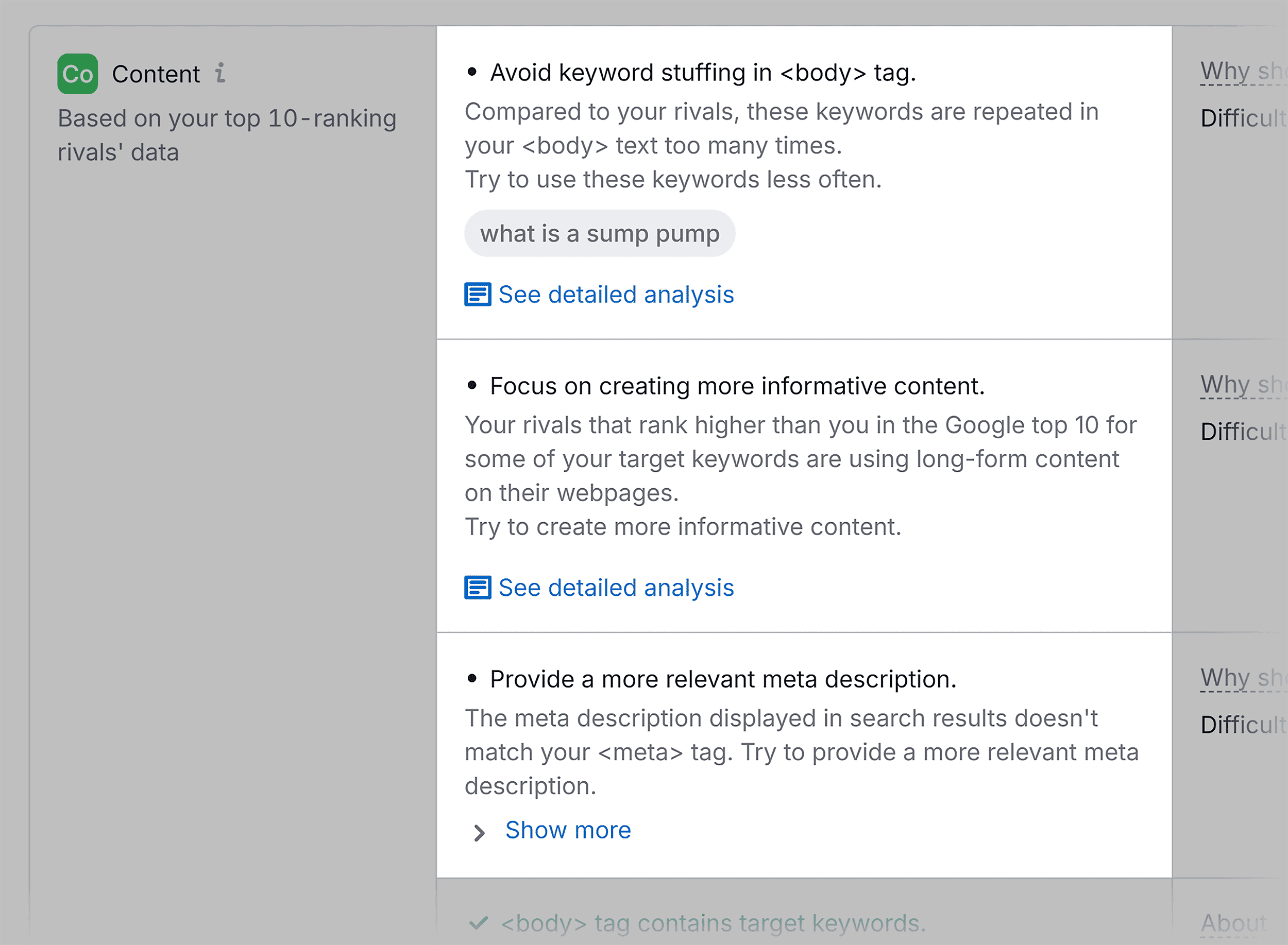 On-page SEO Checker – Optimization ideas On-page SEO Checker – Optimization ideas