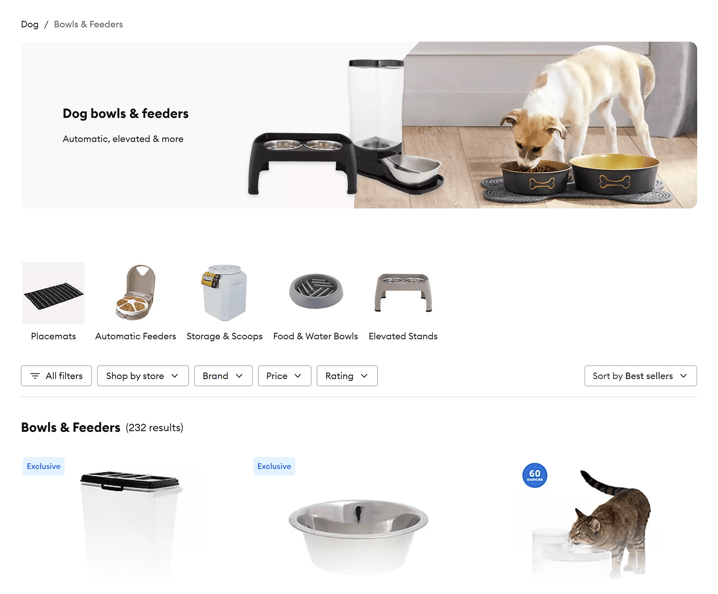 Pet Smart – Bowls and Feeders