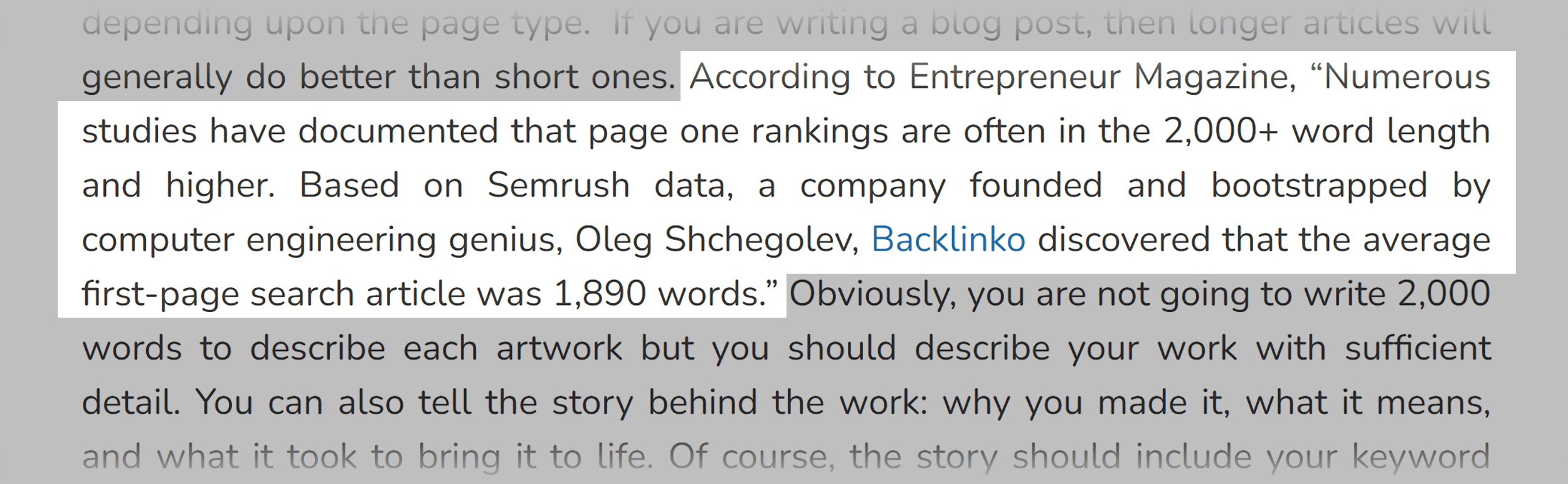SEO for Artists