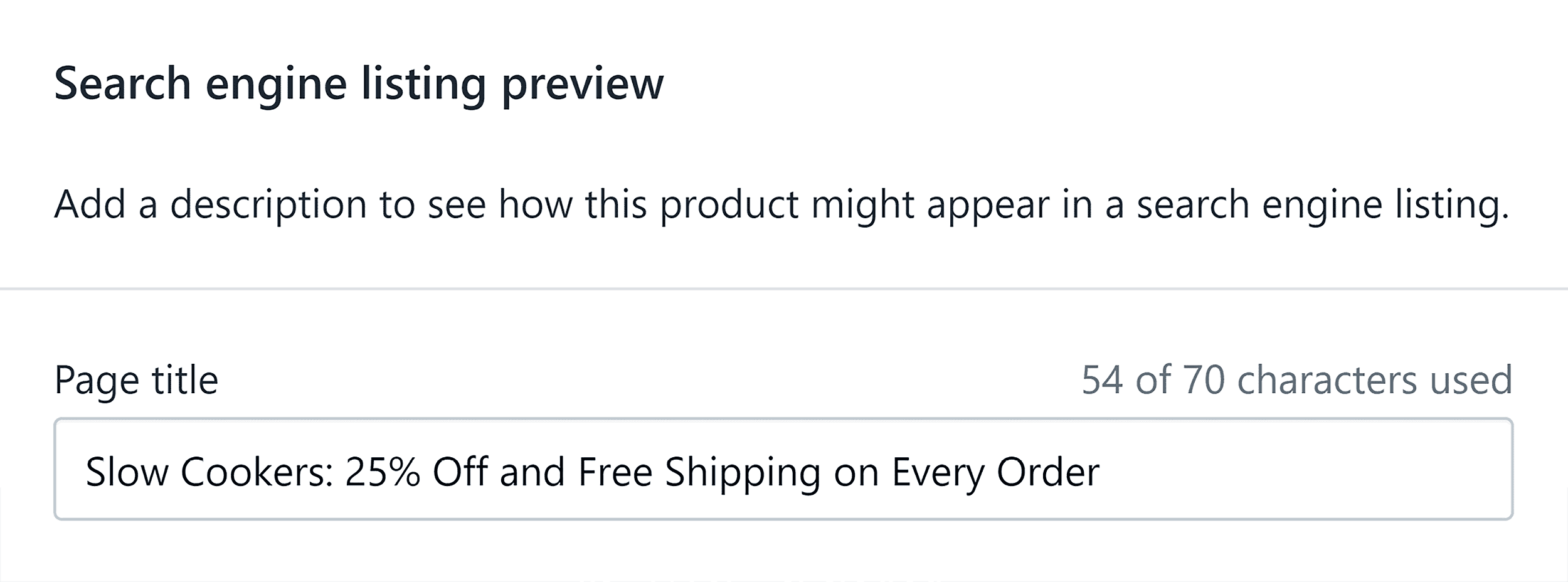Shopify – Page title – Cookers