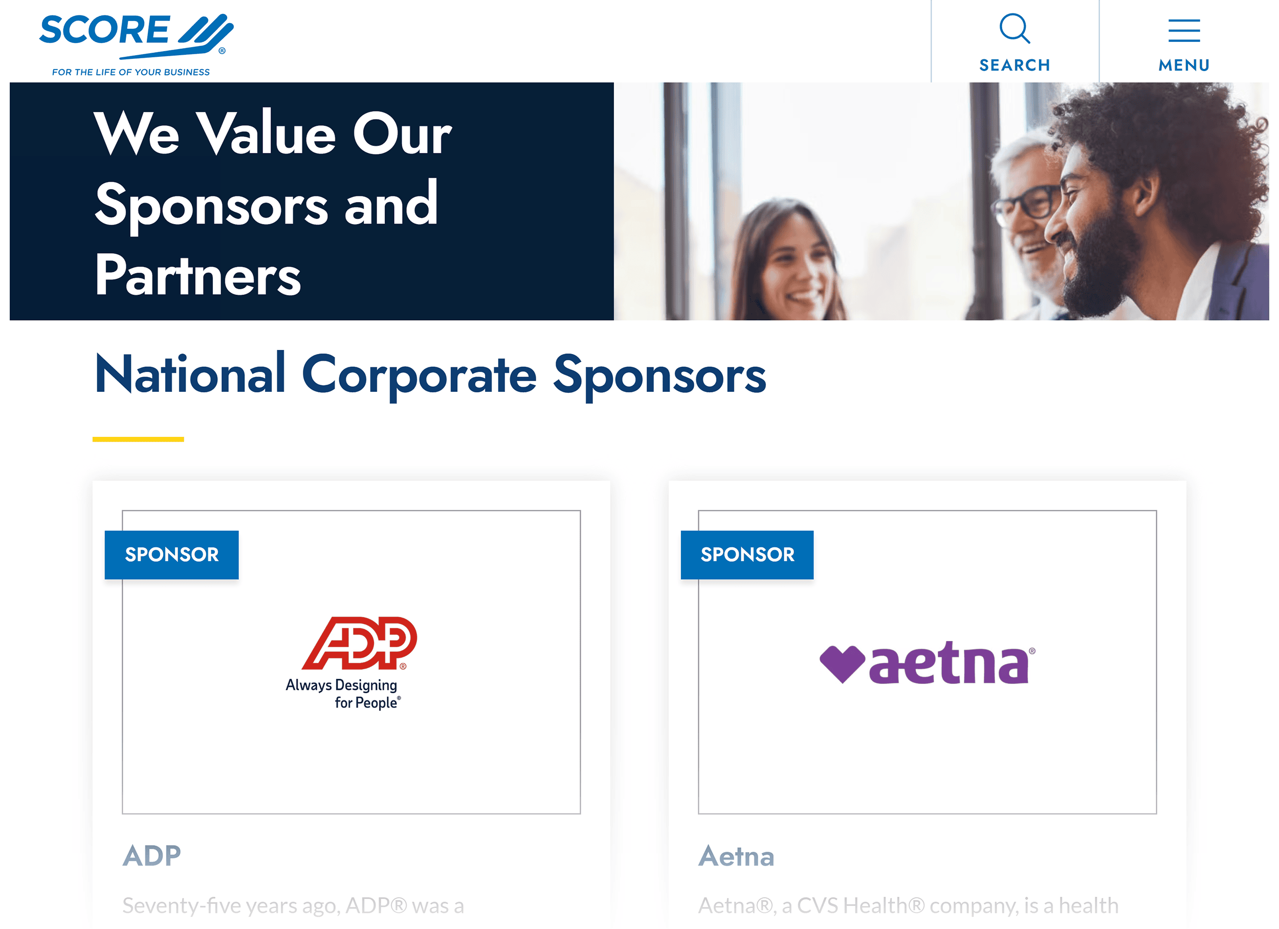 Sponsor List